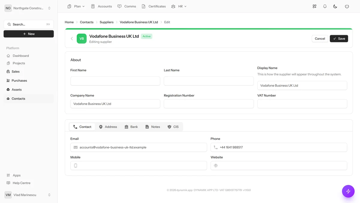 Payment Details